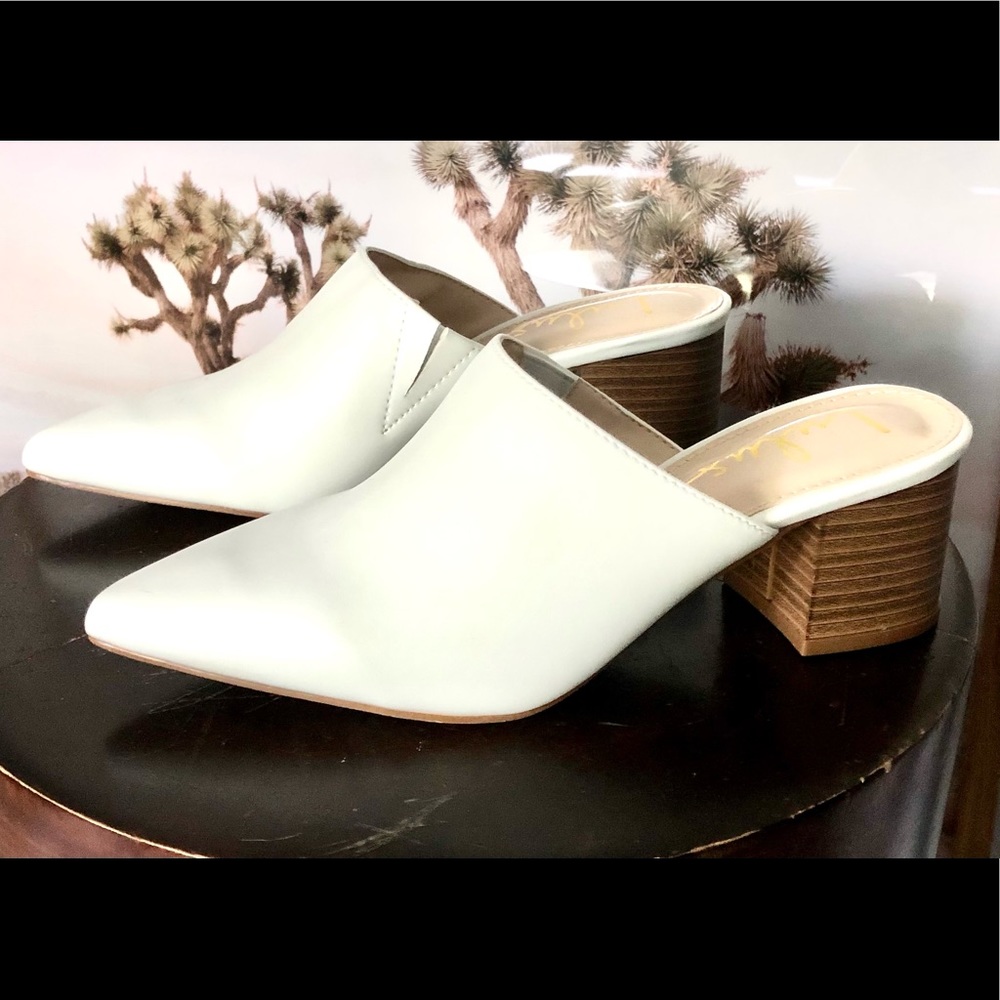 Lulu’s Ivory Mules